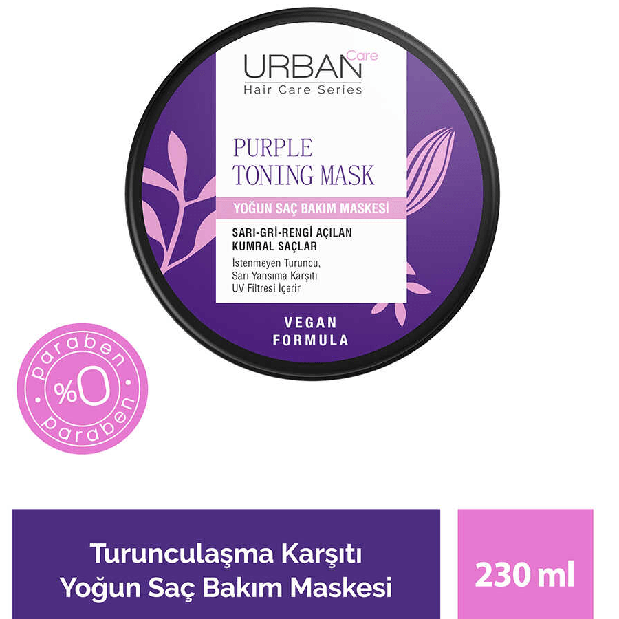 Urban Care Purple Toning Mask 230ml-Turunculaşma Karşıtı