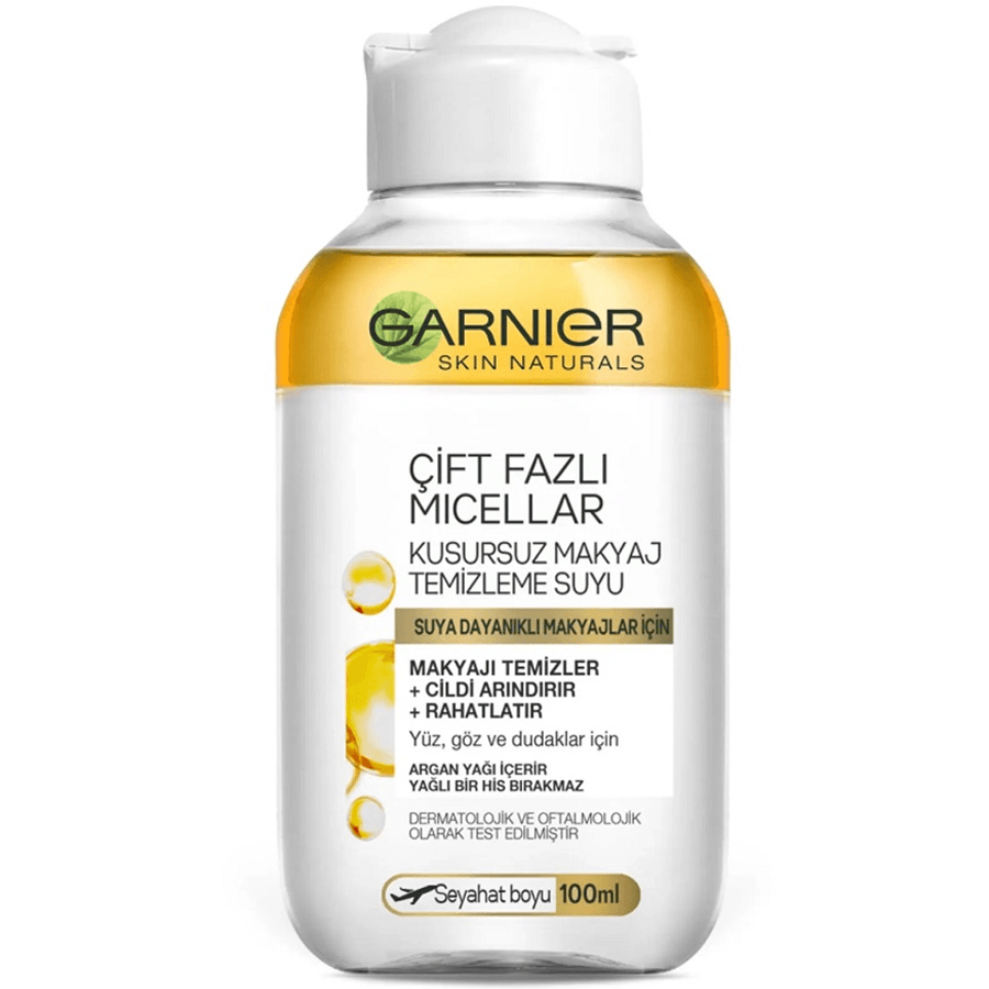 Garnier Çift Fazlı Micellar 100ml - Makyaj Temizleme Suyu