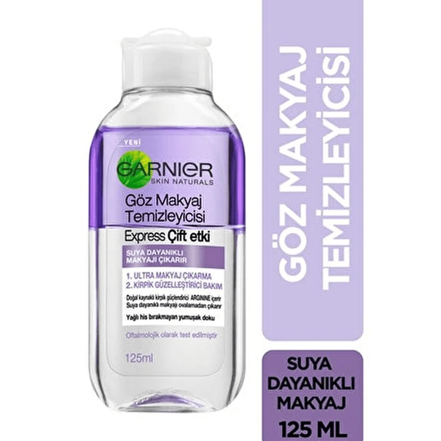 Garnier Express Çift Etkili Göz Makyaj Temizleyici 125ml-Ultra Makyaj Çıkarma