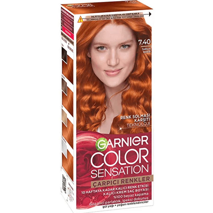 Garnier Color Naturel Çarpıcı Renkler Boya 7-40 Tarçın Bakır