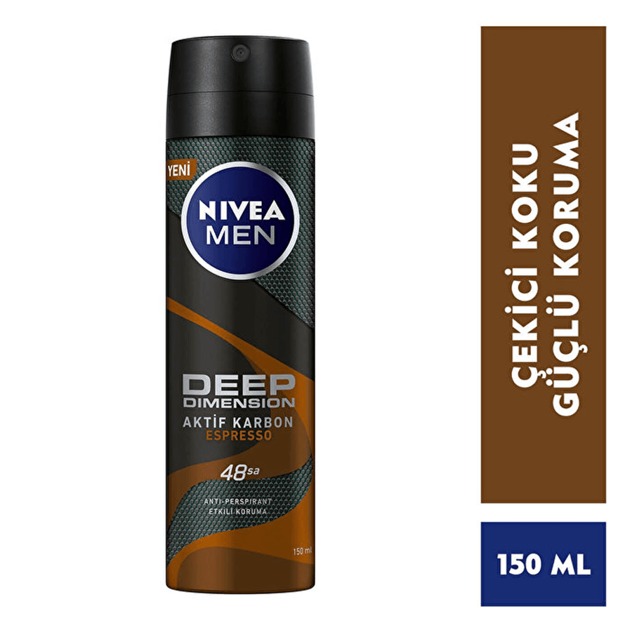 Nivea Men Deep Dimension Espresso 150ml-Erkek