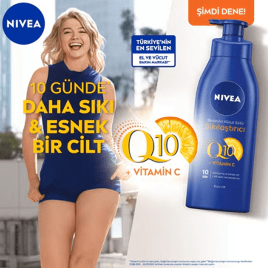 Nivea Q10 Sıkılaştırıcı Vücut Sütü 400ml-C Vitamini