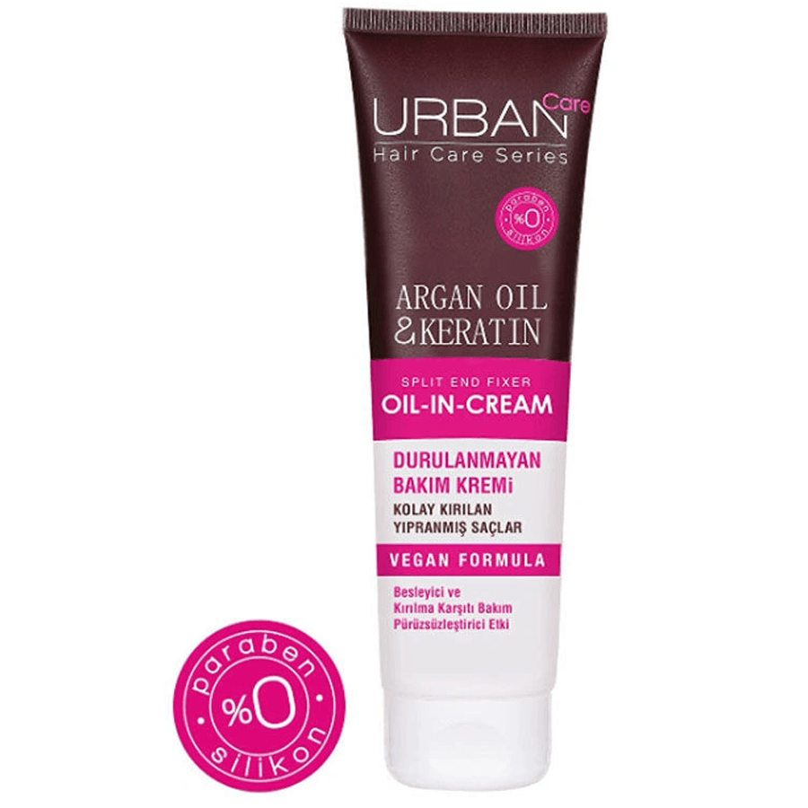 Urban Care Argan Oil & Keratin Cream 150ml-Kolay Kırılan Saçlar