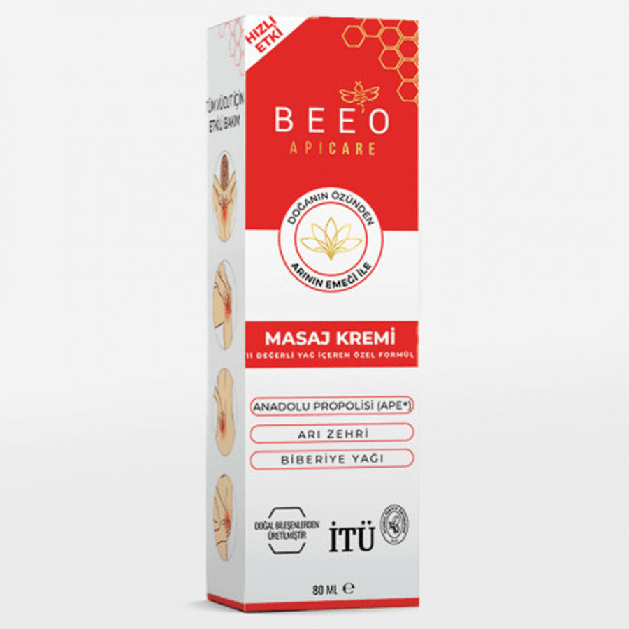 Beeo ApiCare Arı Zehirli Propolisli Masaj Kremi 80ml