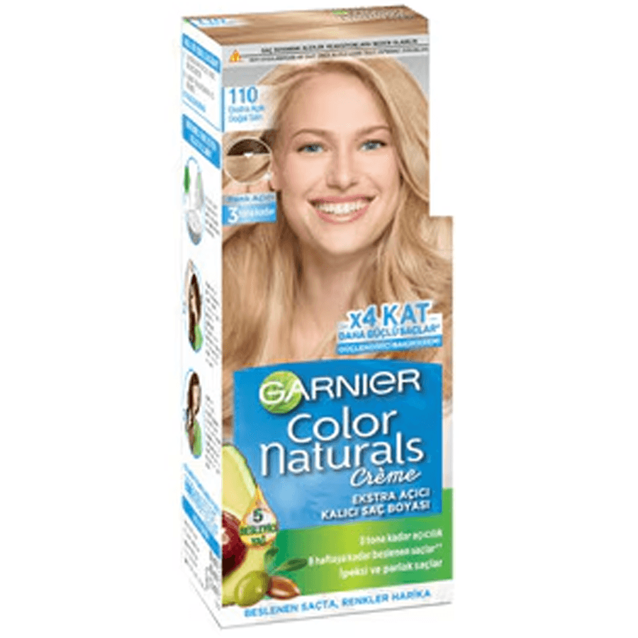 Garnier Color Naturals Creme 110 Ekstra Açık Doğal Sarı-Saç Boyası