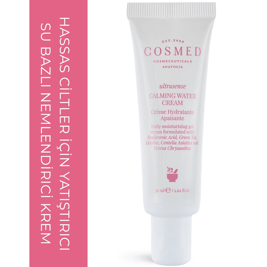 Cosmed Ultrasense Calming Water Cream 30ml-Su Bazlı Nemlendirici Yüz Kremi