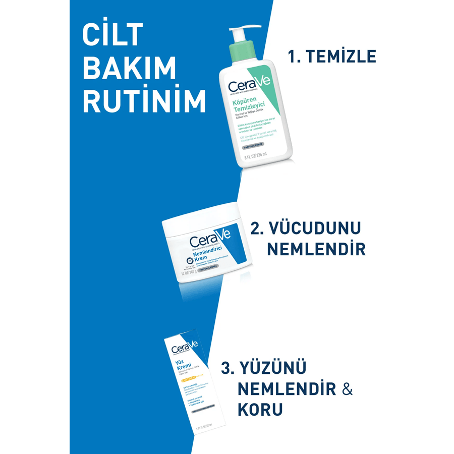 CeraVe SPF50 Nemlendirici Yüz Kremi 52ml-Güneş Koruyucu