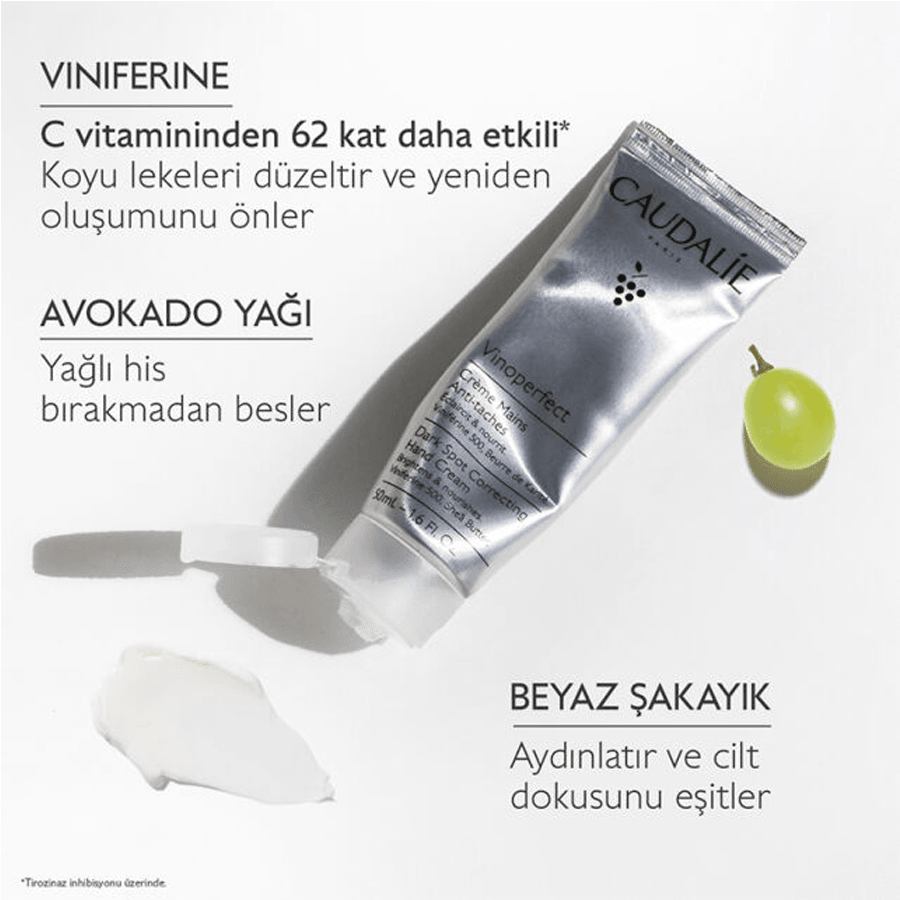 Caudalie Vinoperfect Dark Spot Correcting Hand Cream 50ml-Leke Karşıtı El Kremi