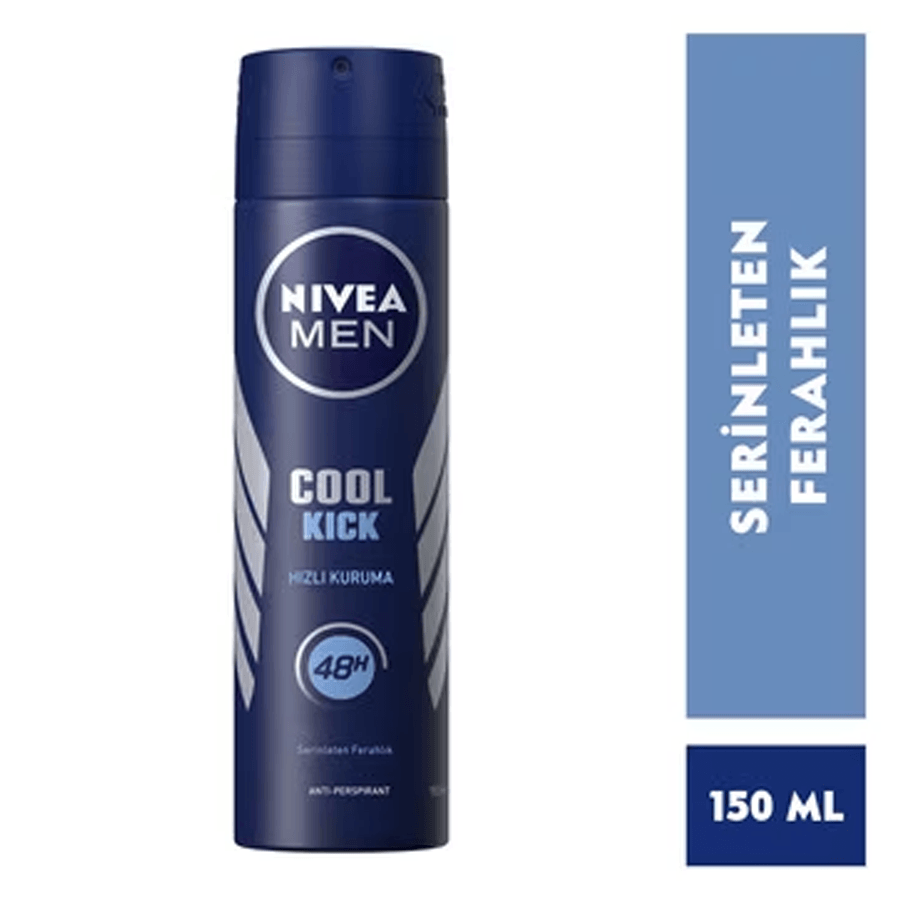 Nivea Men Cool Kick Sprey 150ml-Serinleten Ferahlık