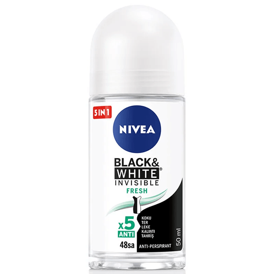 Nivea Black & White Fresh Roll-On 50ml-Leke Karşıtı