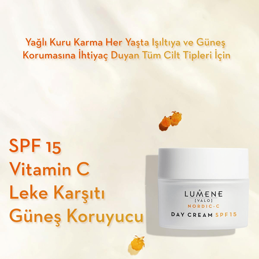 Lumene Day Cream SPF15 50ml-Vitamin C Gündüz Bakım Kremi