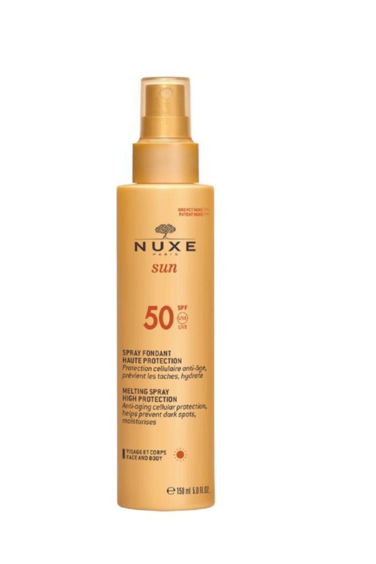 Nuxe Sun Spray Fondante Spf 50 150 Ml