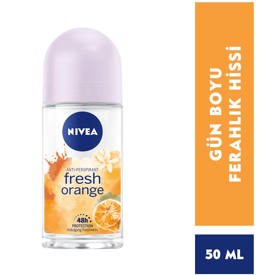 Nivea Fresh Orange Kadın Roll On Deodorant 50ml-Taze Portakal