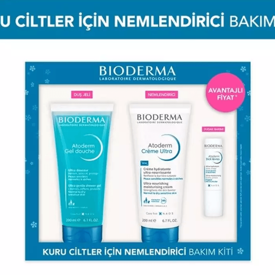 Bioderma Atoderm Kuru Ciltler İçin Nemlendirici Kit