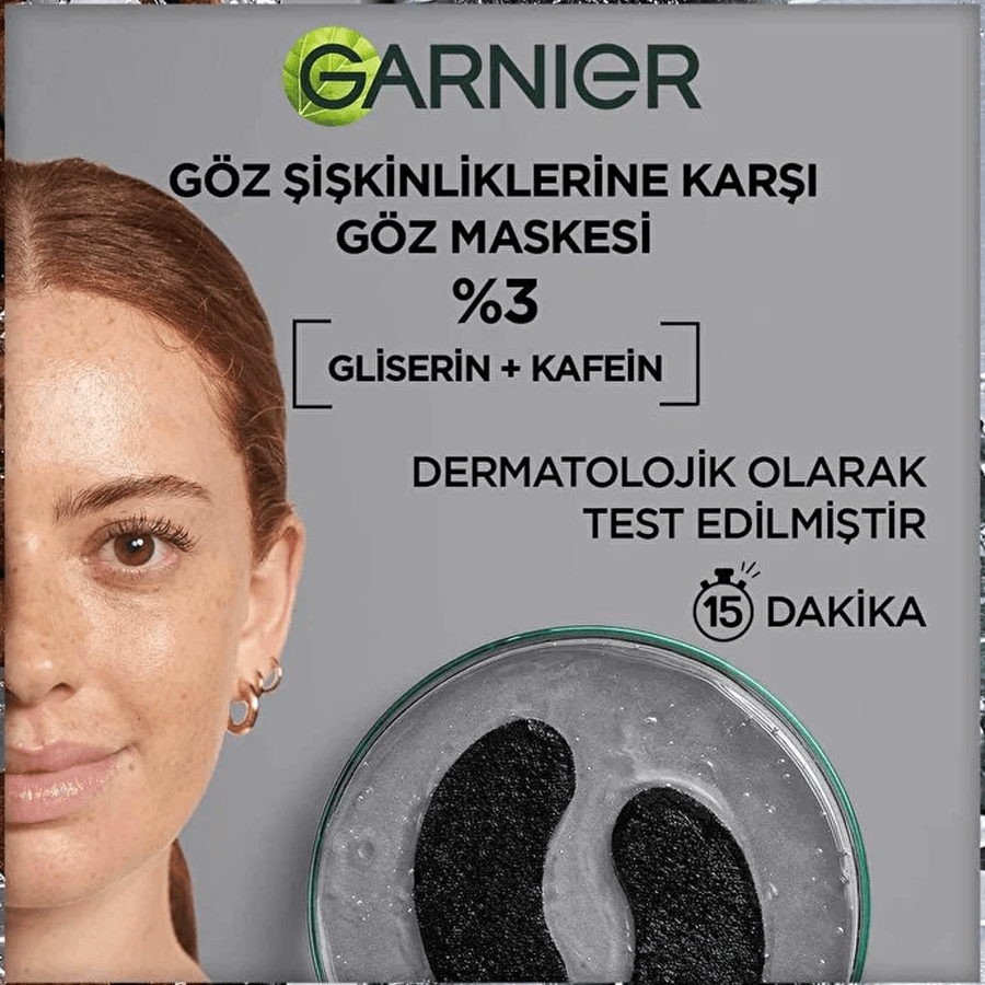 Garnier Kömür +Kafeın Göz Maskesi 1 adet