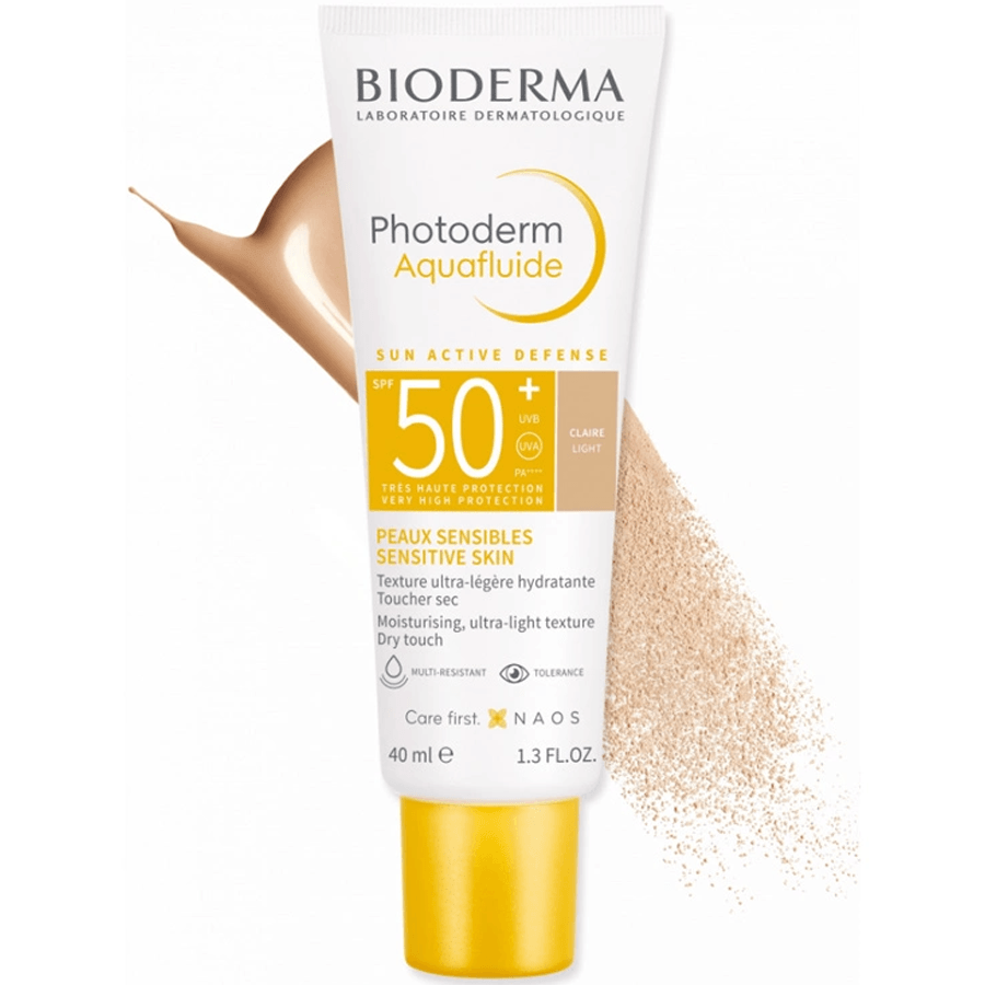 Bioderma Photoderm Aquafluide SPF 50+ Light 40ml-Renkli Güneş Kremi