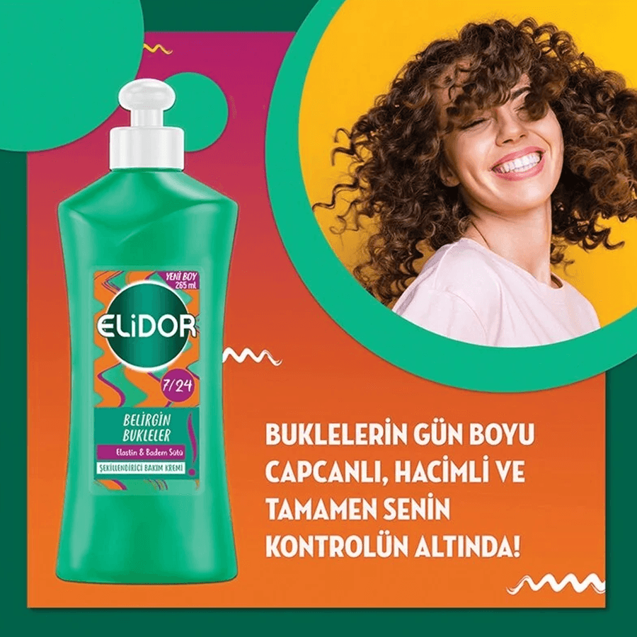 Elidor 7/24 Belirgin Bukleler İçin Krem 265ml