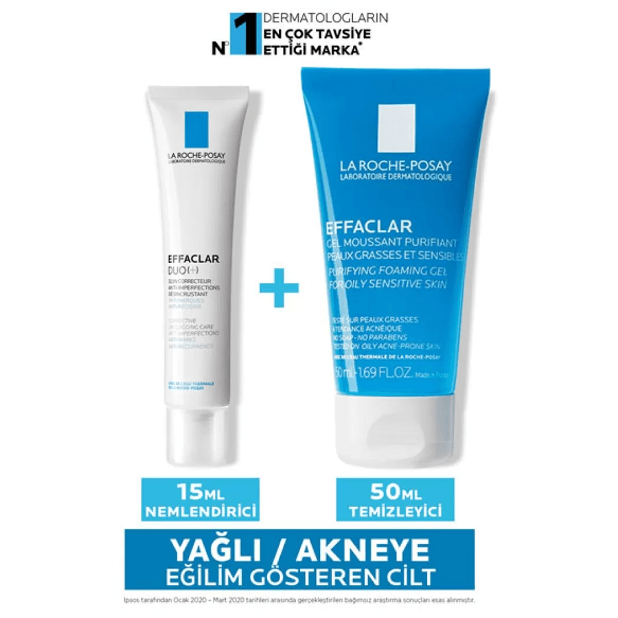 La Roche Posay Effaclar Yağlı ve Akneye Eğilimli Ciltler için Tanışma Kiti