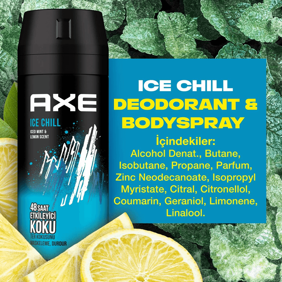 Axe Ice Chill Erkek Deodorant Sprey 150ml