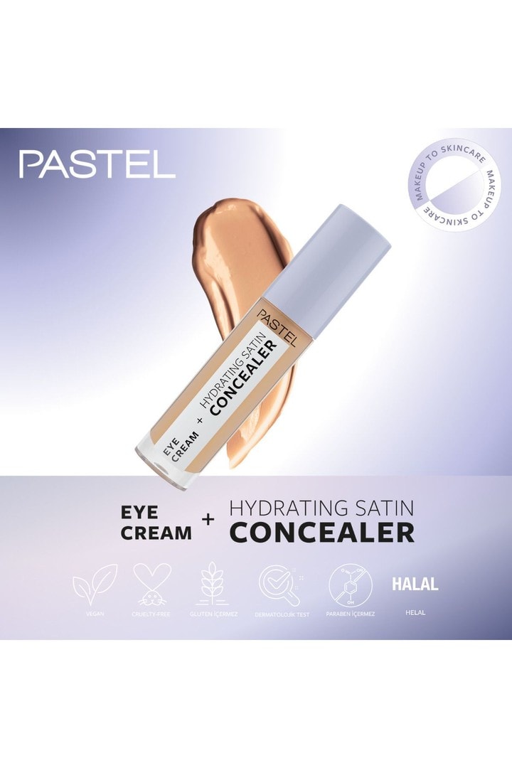 Eye Cream Hydrating Satin Concealer - Göz Kremi Göz Altı Kapatıcısı 64 Medium Light