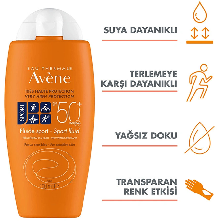 Avene Sun Sport Fluide Spf50+ 100ml-Güneş Koruyucu