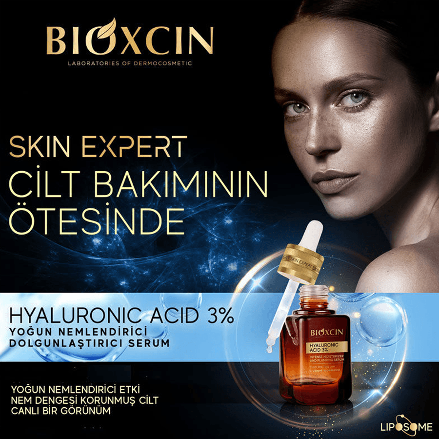 Bioxcin Hyaluronic Acid 3% Serum 30ml - Yoğun Nemlendirici Serum