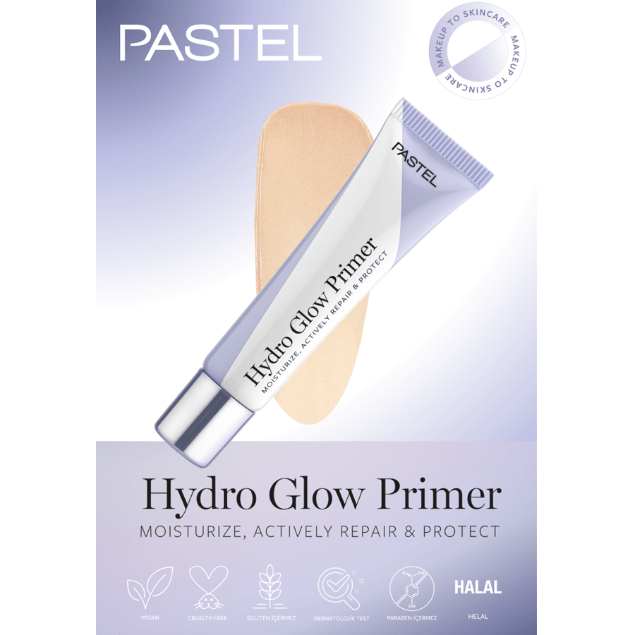 Pastel Hydro Glow Primer 30ml-Nemlendirici ve Aydınlatıcı Makyaj Bazı