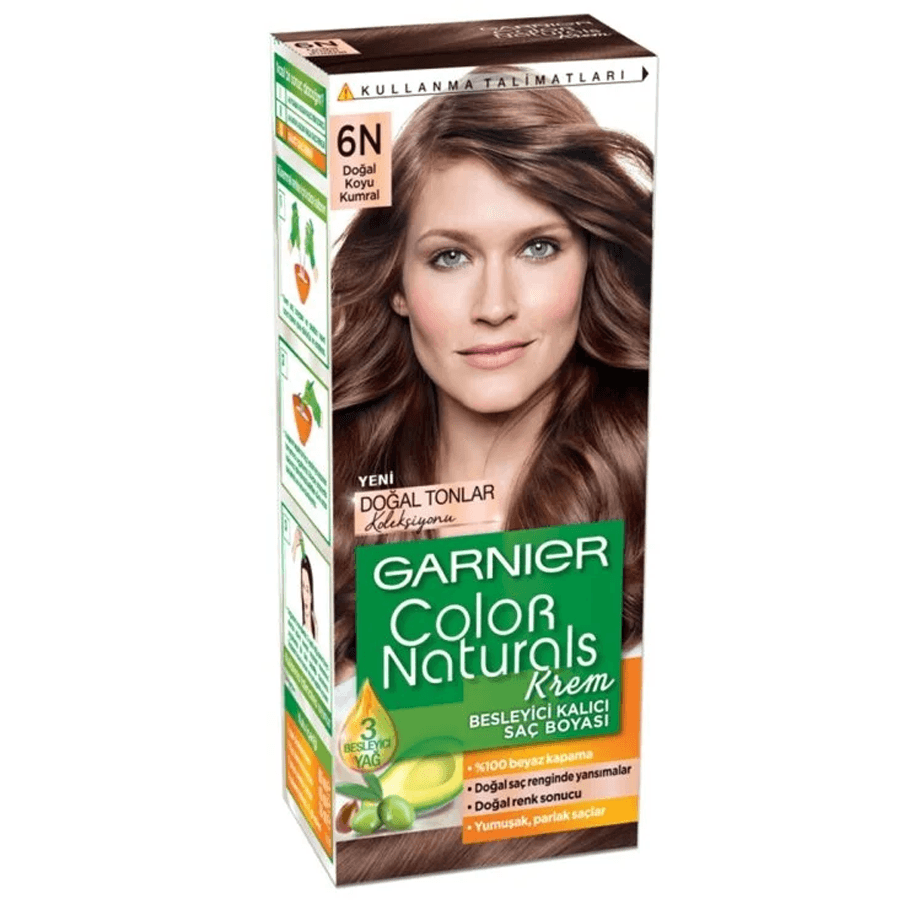 Garnier Color Naturals Creme 6N Doğal Koyu Kumral-Saç Boyası