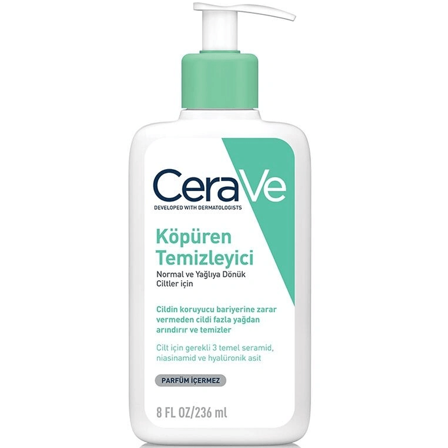 CeraVe Köpüren Temizleyici 236ml-Normal ve Yağlıya Dönük