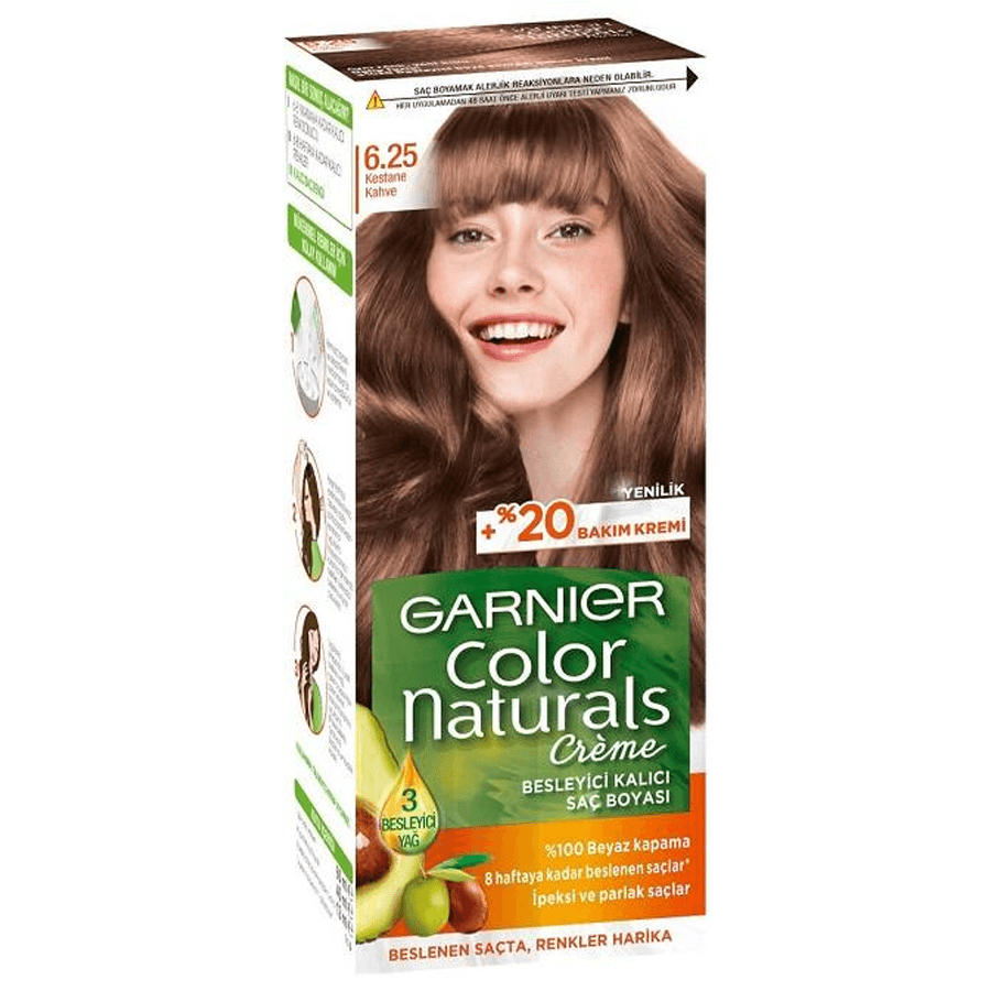 Garnier Color Naturals Creme 6,25 Kestane Kahve-Saç Boyası