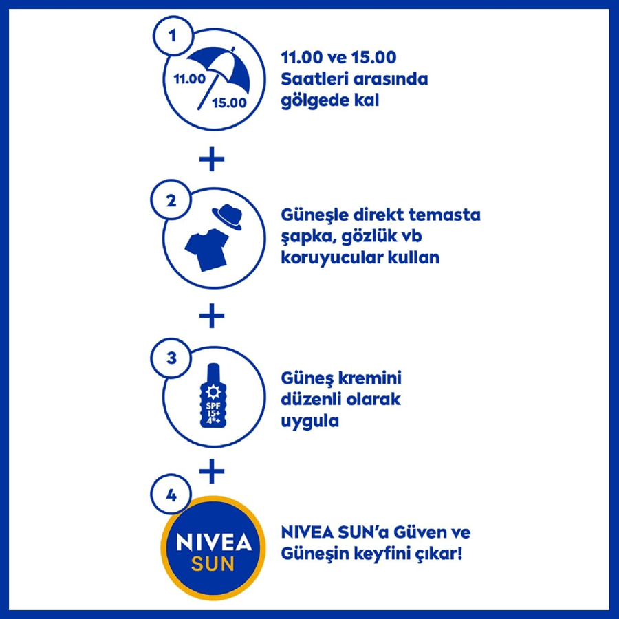 Nivea Sun Hassas Anında Koruma Özel Sprey 200ml-Hassas Ciltler