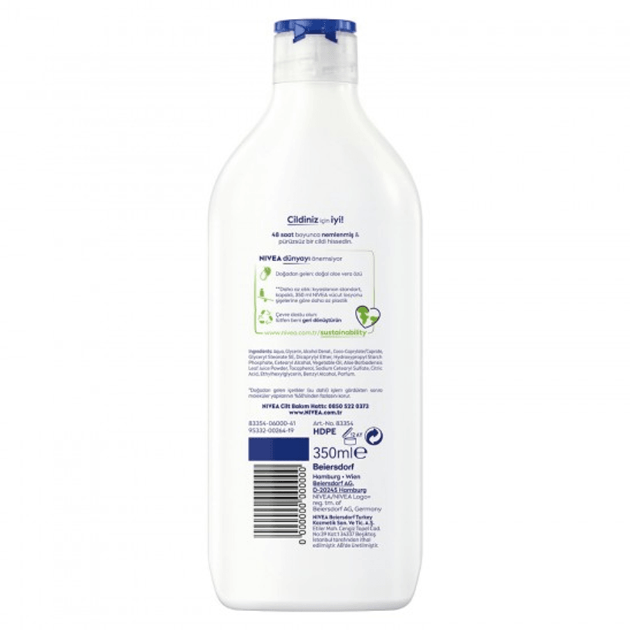 Nivea Naturally Good Vücut Losyonu 350ml-Normal ve Kuru Ciltler