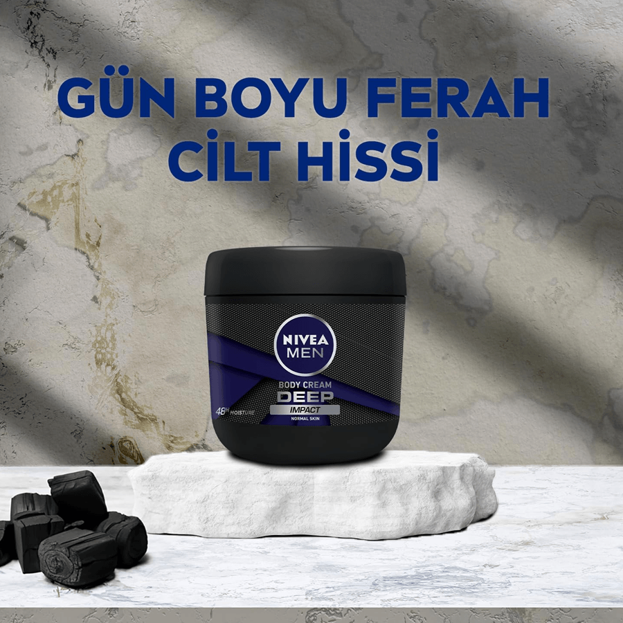 Nivea Men Deep El ve Vücut Bakım Kremi 400ml-Nemlendirici