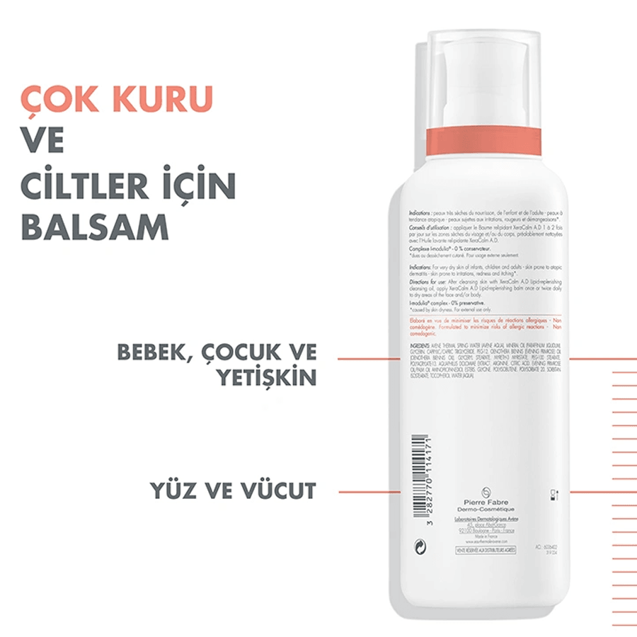 Avene XeraCalm A.D Baume 400ml-Nemlendirici Balsam