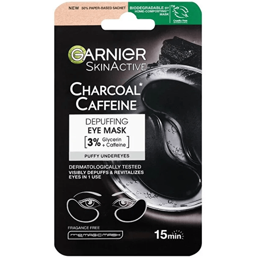 Garnier Kömür +Kafeın Göz Maskesi 1 adet