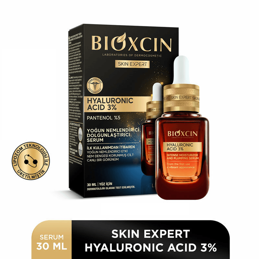 Bioxcin Hyaluronic Acid 3% Serum 30ml - Yoğun Nemlendirici Serum