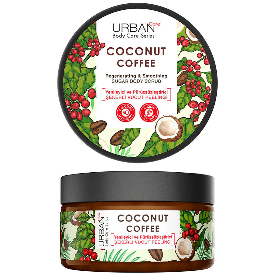 Urban Care Coconut Coffee Sugar Body Scrub 200ml-Vücut Peeling