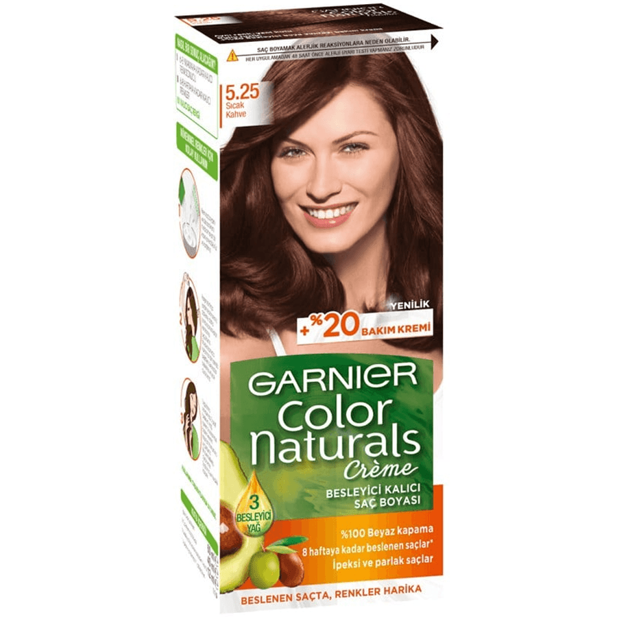 Garnier Color Naturals Creme 5,25 Sıcak Kahve-Saç Boyası