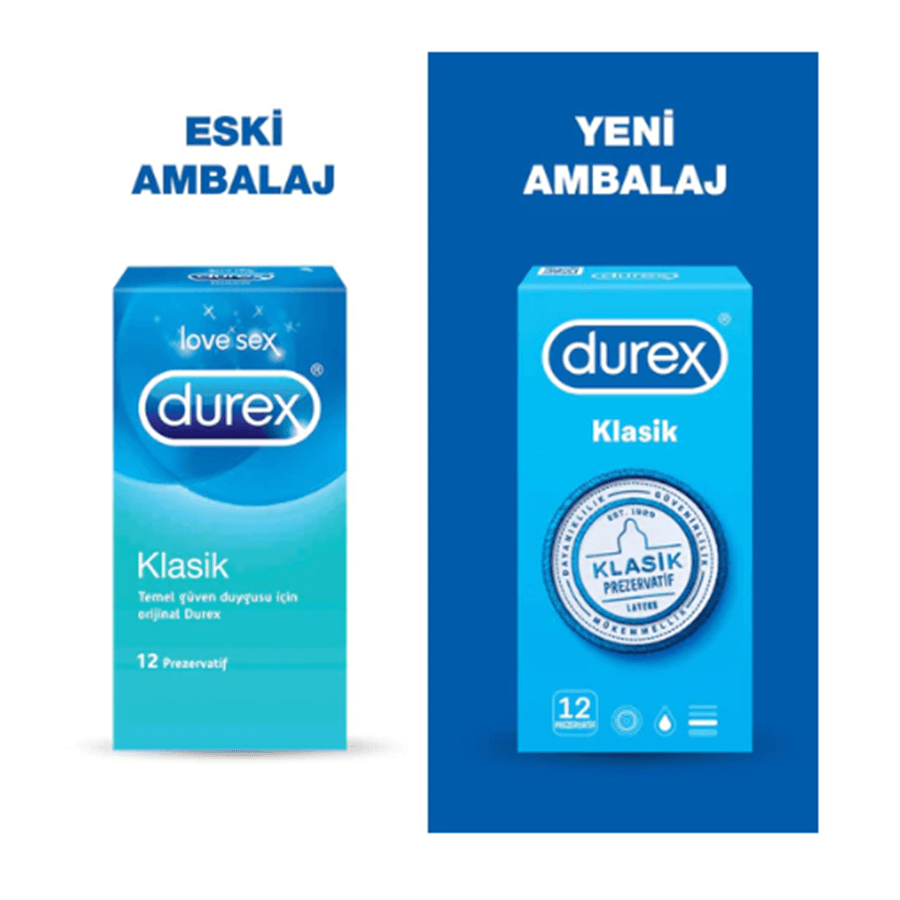 Durex Klasik Prezervatif 12li