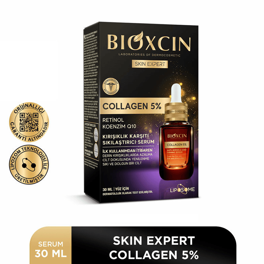 Bioxcin Skin Expert Collagen 5% Kırışıklık Karşıtı Sıkılaştırıcı Serum 30ml