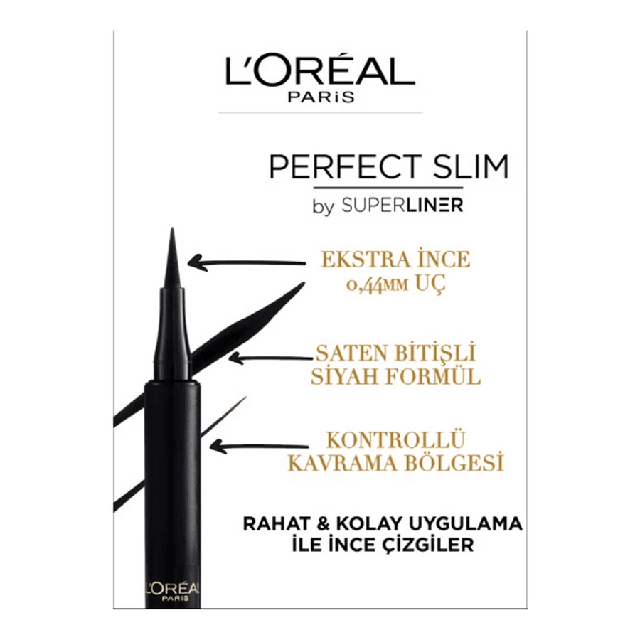 Loreal Paris Perfect Slim by Superliner Eyeliner Siyah