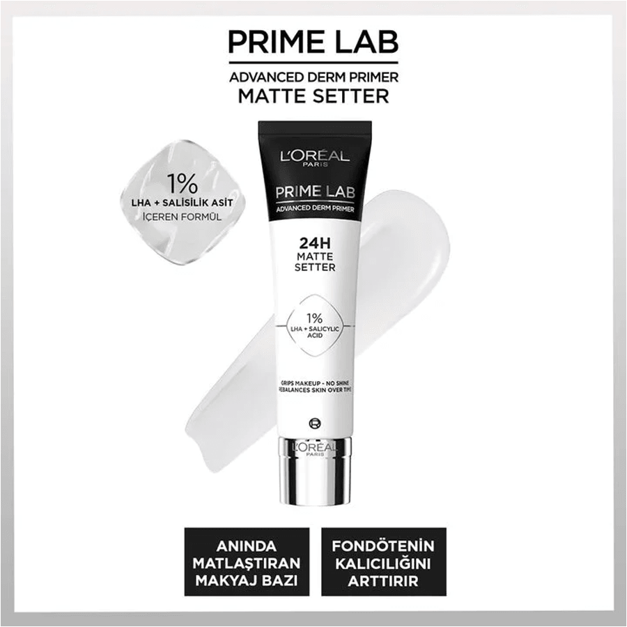 Loreal Paris Prime Lab Matte Setter Matlaştırıcı Makyaj Bazı 30ml