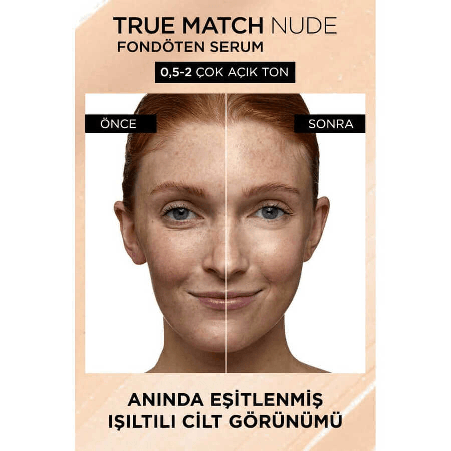 Loreal Paris True Match Nude Hyaluronik Asit Fondöten Serum 30ml