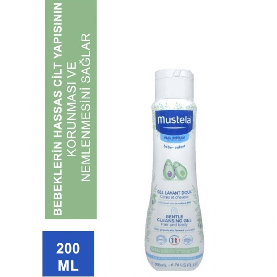 Mustela Gentle Cleansing Gel 200ml-Yenidoğan Şampuanı