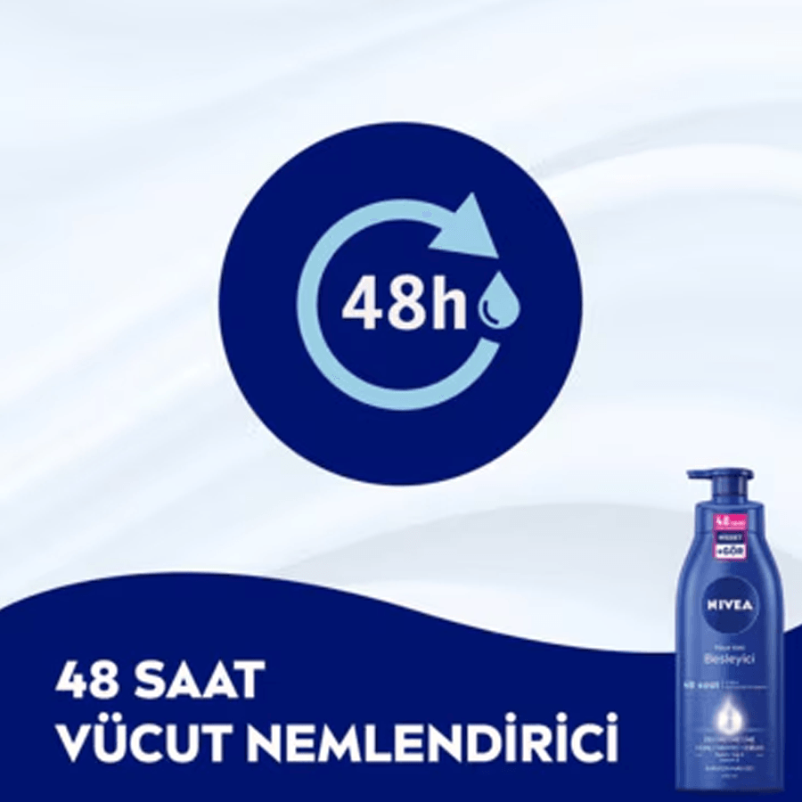 Nivea Yoğun Besleyici Vücut Sütü 400ml-Kuru ve Çok Kuru Cilt