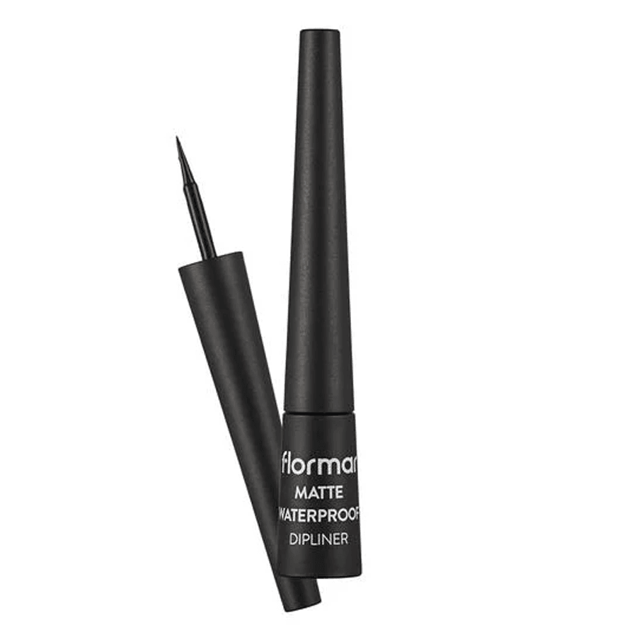 Flormar Matte Waterproof Dipliner 2.5ml-Yüksek Pigmentli ve Mat Bitişli Suya Dayanıklı