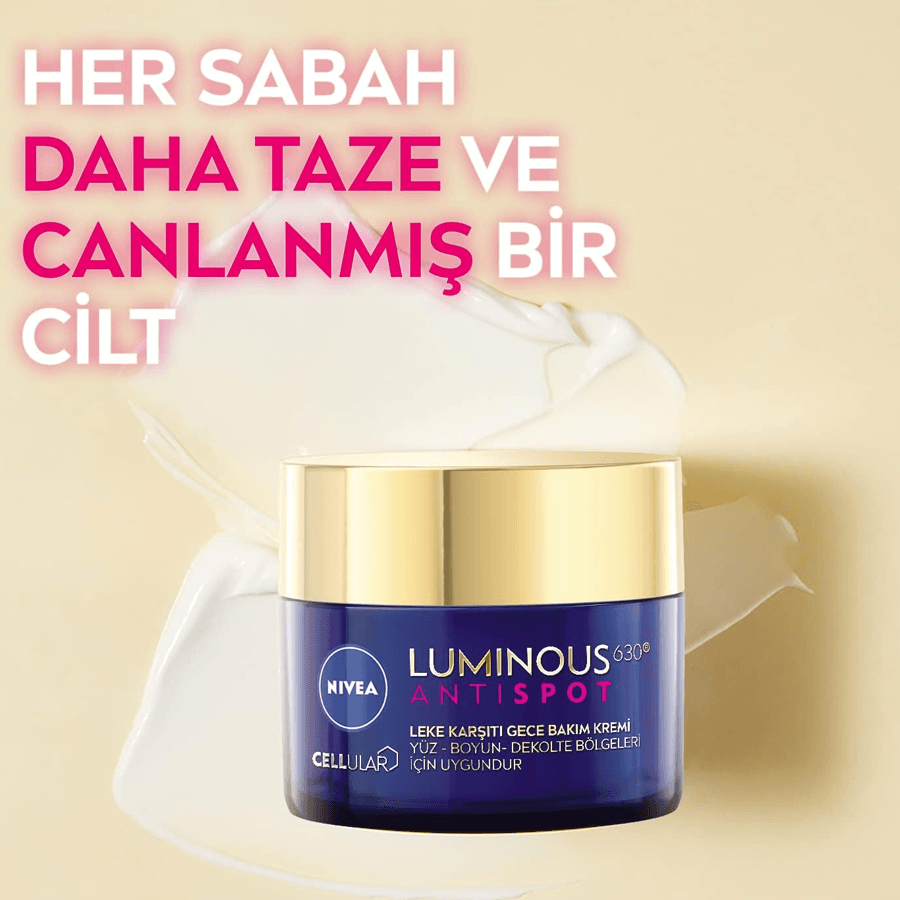 Nivea Lumınous630 Leke Karşıtı Gece Bakım Kremi 50ml