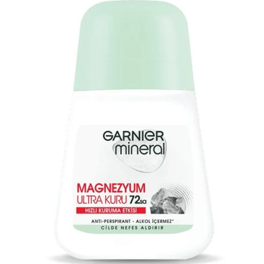 Garnier Mineral Magnezyum Ultra Kuru Roll-On 50 ml-Aralıksız Koruma