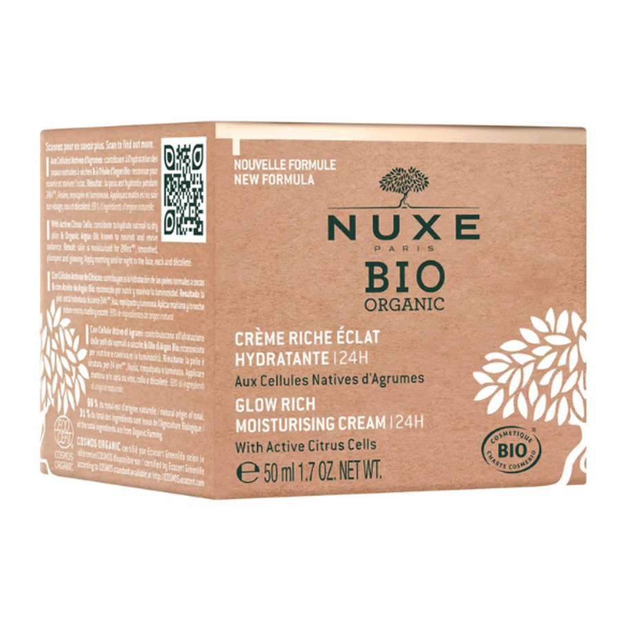 Nuxe Bio Glow Rich Moisturizing Cream 50ml-Yoğun Nemlendirici Krem