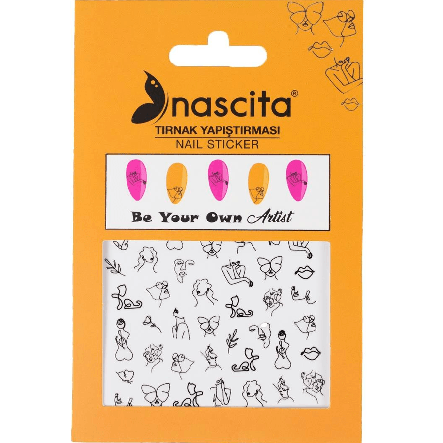 Nascita Art Line Tırnak Sticker 02